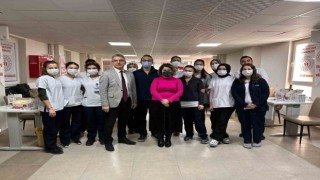 Depremzedelerin ağız ve diş kontrolleri yapıldı