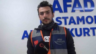 Depremzedelerin yardımına koşan AFAD gönüllüsü Tuncay: Duygusal anlar yaşadık