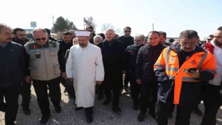 Diyanet İşleri Başkanı Erbaş, Malatyada incelemelerde bulundu