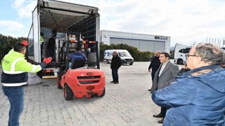 DTO yardım tırlarını yola çıkardı