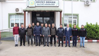 Düziçi Kaymakamı Turgay İlhan, Orman İşletmesi’ni ziyaret etti