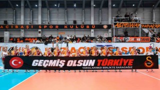 Eczacıbaşı ile Galatasaray depremzedeler için hazırlık maçı yaptı