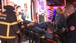 Edirnede ekipler araçta sıkışan yaralı kadını kurtarmak için seferber oldu