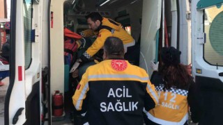 Edirnede motosiklet sürücüsü, çarptığı yayayı yaralı halde bırakıp kaçtı
