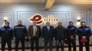 Efeler Zabıtası deprem bölgesinden döndü