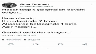 Elazığ Valisi Toraman, 8 bina ağır hasarlı