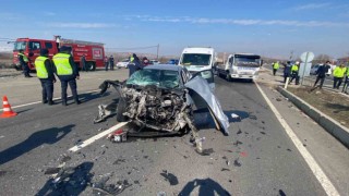 Elazığda trafik kazası: 1 ölü, 4 yaralı
