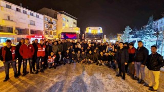 Emet deprem bölgesine yardım için tek yürek oldu