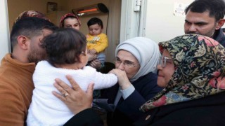 Emine Erdoğan, BM Habitat İcra Direktörü Sharif ile deprem bölgesine gitti