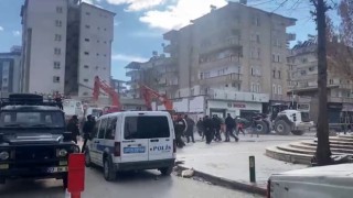 Enkaz alanında panik