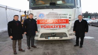 Erzincan TSOnun 3ncü yardım tırı yola çıktı