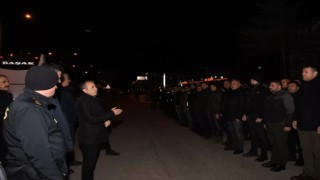 Erzincandan 100 polis deprem bölgesine uğurlandı