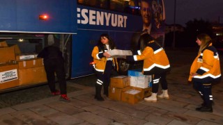 Esenyurt deprem bölgesine desteklerini sürdürüyor