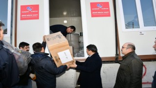 Eskişehir Adliyesinden deprem bölgesi Elbistana yardım