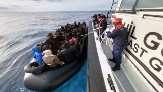 Fethiyede 41 düzensiz göçmen kurtarıldı