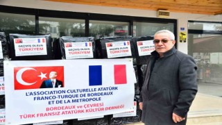 Fransadan gelen gurbetçi, depremzedelere yardım gönderdi