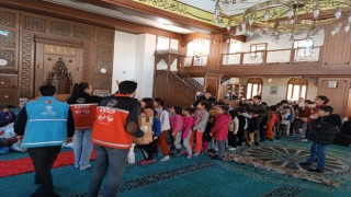 Gaziantepte deprem mağduru çocuklar için camilerde etkinlikler düzenleniyor
