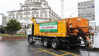 Gaziosmanpaşada ekipler karla mücadeleye hazır