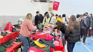 Gazipaşada depremzedeler için sosyal market