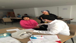 Gazipaşada depremzedelere yerinde sağlık hizmeti
