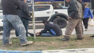 Gazipaşada otomobille motosiklet çarpıştı: 1 yaralı