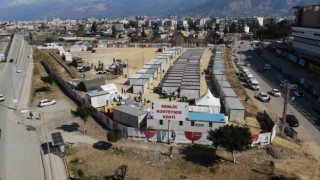 Gemlik Belediyesinin kurduğu konteyner kentte 2 bini aşkın depremzede barınacak