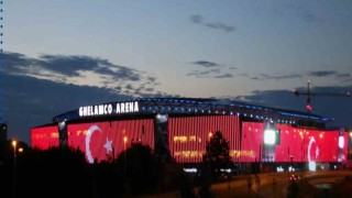 Ghelamco Arena, Türk bayrağı ile ışıklandırıldı