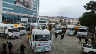 Giresun iş dünyası depremzedeler için seferber oldu