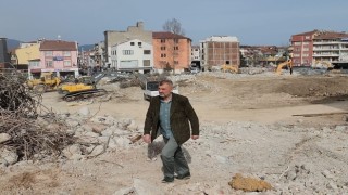Gölcükte kentsel dönüşüm yıkımları tamamlanmak üzere