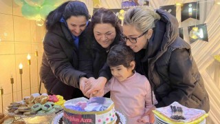 Göz kanseri minik kıza sürpriz doğum günü