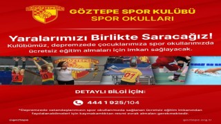 Göztepeden depremzede çocuklara ücretsiz eğitim