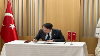 Güney Kore Devlet Başkanı Yeol, Türkiye Seul Büyükelçiliğine taziyelerini sundu