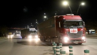 Gürcistandan Türkiyeye 100 tondan fazla insani yardım