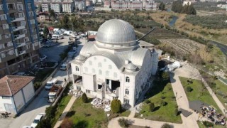Hatayda deprem sonrası camiler mahzun kaldı