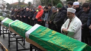 Hatayda depremde ölen aynı aileden 5 kişi Yalovada toprağa verildi