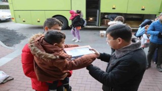 Hataydaki depremzedeler Nazilliye getirildi