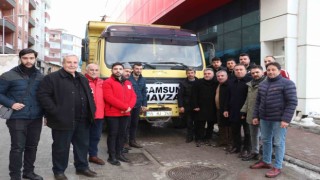 Havzadan deprem bölgesine bir kamyon yakacak