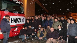 Havzadan deprem bölgesine yardım tırı