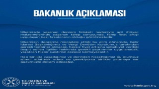 Hazine ve Maliye Bakanlığından fırsatçılara ilişkin açıklama