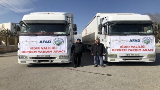 Iğdırdan deprem bölgesine yem desteği