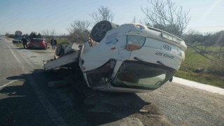 İncirliovada trafik kazası: 1 yaralı