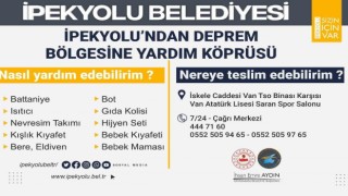 İpekyolundan deprem bölgesine yardım köprüsü