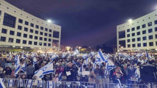 İsrailde hükümet protestoları sürüyor