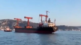 İstanbul Boğazında kargo gemisi makine arızası yaptı
