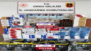 Jandarma ekiplerinden kaçak tütün operasyonu