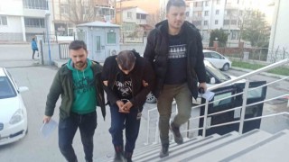 Kablo hırsızı yakalandı