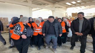 Kadın Kooperatiflerinin üyeleri Vali Çiçeki Elbistanda ziyaret etti