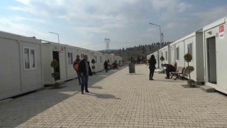 Kahramanmaraşta 117 aileye yuva olacak konteyner kentte çalışmalar sürüyor