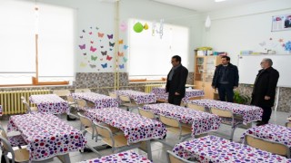 Karamanda depremzede öğrencilerin eğitim göreceği okullarda hazırlıklar tamamlandı