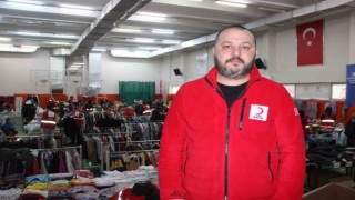 Karamanda Kızılay butik mağazası depremzedelerin ihtiyaçlarını karşılıyor